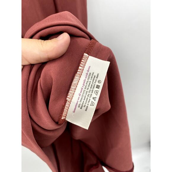 MM Lafleur The Elecia Dress Brick Red 12 - Picture 5 of 6